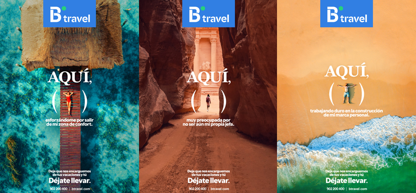 “Sal de tu zona de confort”, la campaña de Manifiesto para B Travel