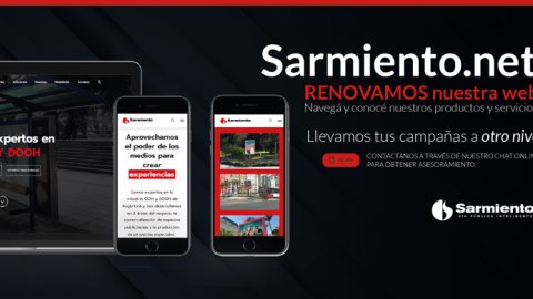 Sarmiento anuncia el relanzamiento de su página web