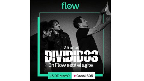 Flow transmite en vivo el show de Divididos