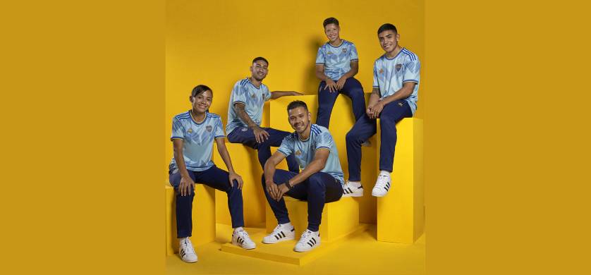Adidas presentó la tercera camiseta de Boca Juniors
