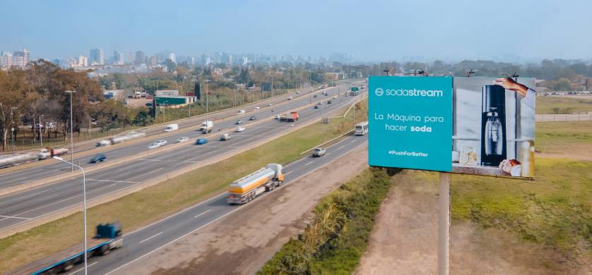 Sodastream apuesta a la publicidad en vía pública