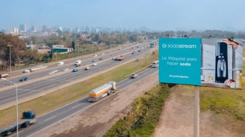 Sodastream apuesta a la publicidad en vía pública