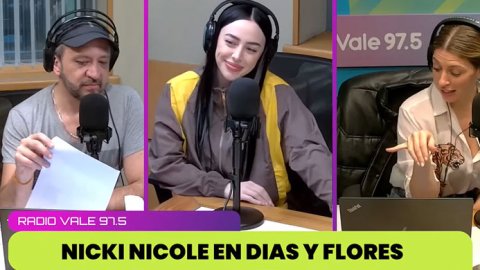 Nicki Nicole visitó “Días y Flores” en Vale 97.5