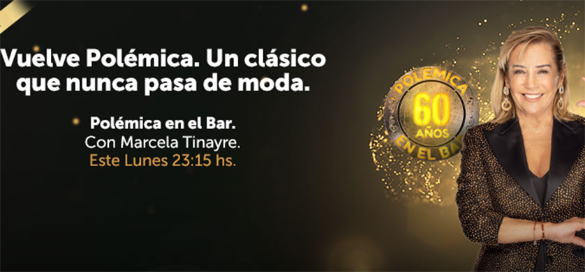 Vuelve “Polémica en el bar” con la conducción de Marcela Tinayre