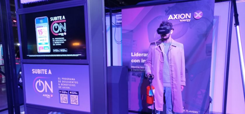 AXION energy presentó su capacitación innovadora en la icónica EXPO VIRTUALITY