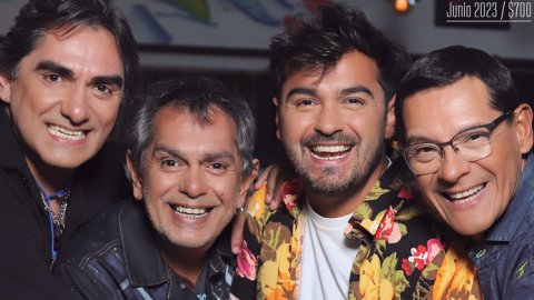 Los Nocheros en la tapa de Convivimos de junio