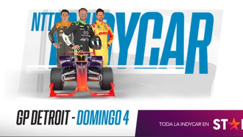 La IndyCar Series Grand Prix de Detroit comienza este viernes en vivo por STAR+