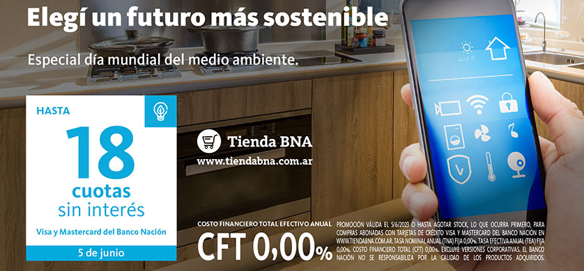 BNA lanza campaña para movilidad sustentable y artículos de eficiencia energética