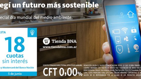 BNA lanza campaña para movilidad sustentable y artículos de eficiencia energética