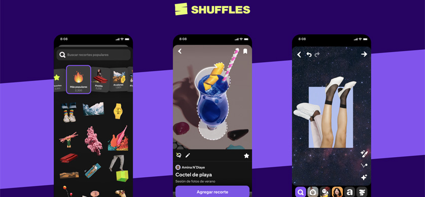 Shuffles, de Pinterest ahora está disponible en Argentina