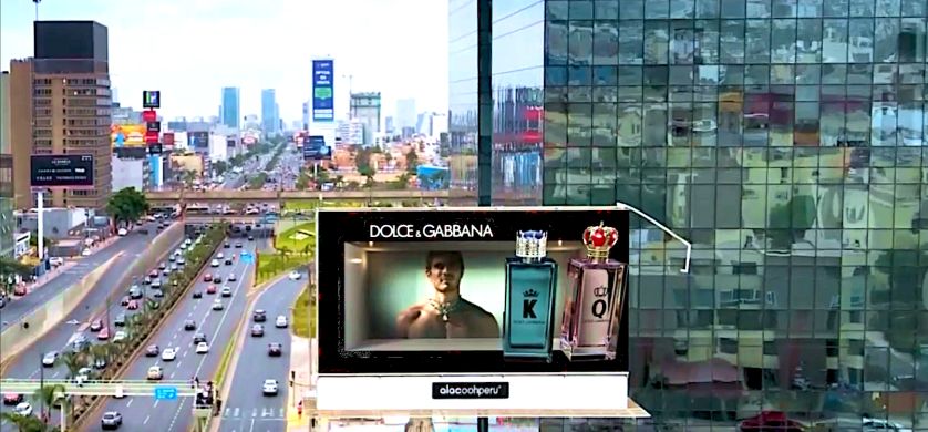 Perú: campaña 3D de Dolce & Gabbana junto a Latcom