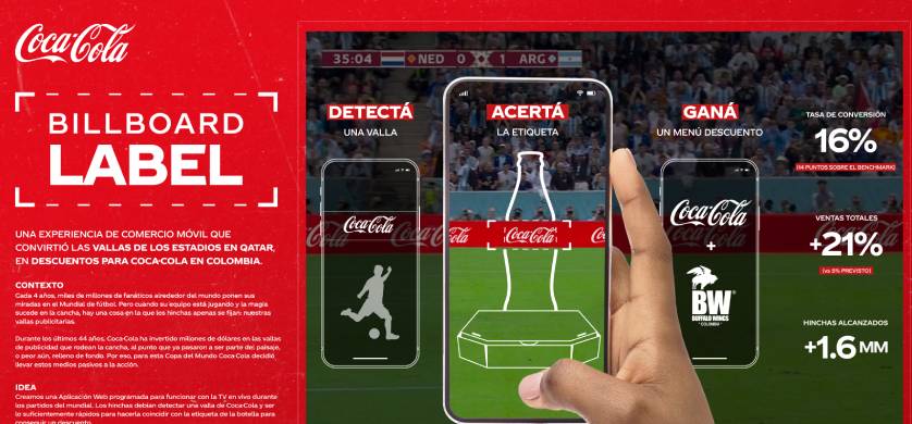 VMLY&R Commerce Argentina y Colombia fue premiada en los Clios Awards por su campaña para Coca-Cola