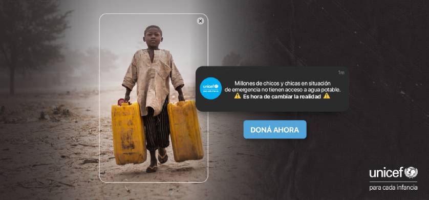 "Es hora de cambiar la realidad": la nueva campaña de Dentsu Creative para UNICEF