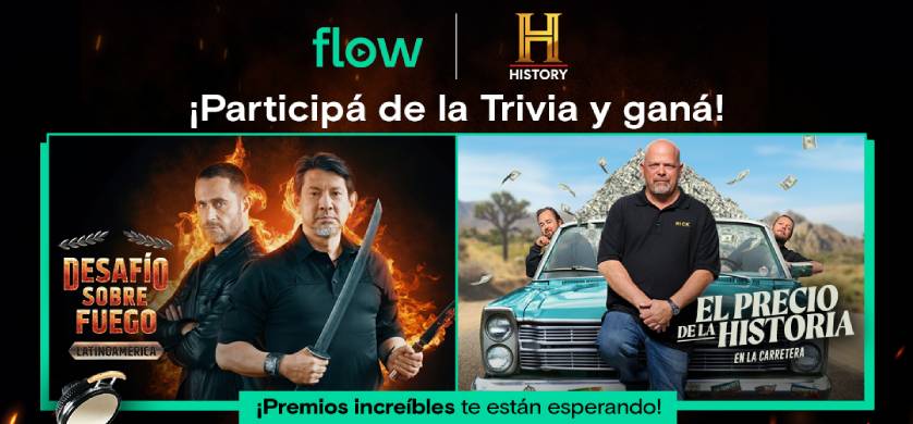 Concurso de History y Flow para los fanáticos de sus series favoritas
