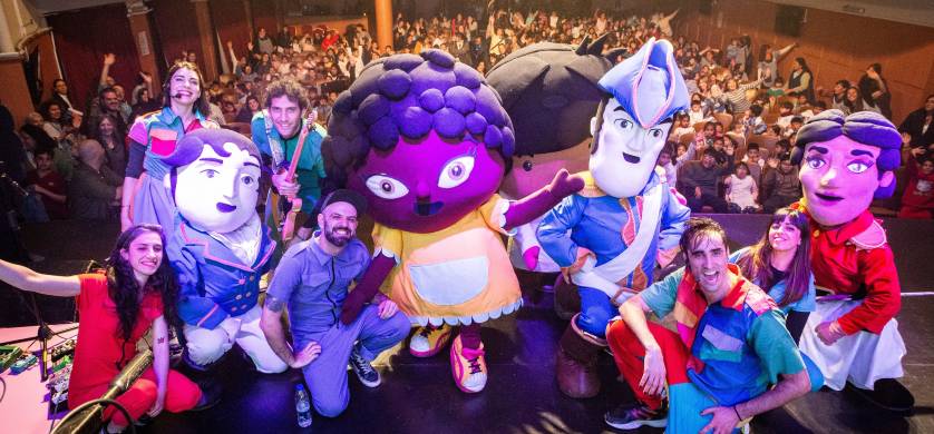 Pakapaka celebró toda su programación 2023 en el Teatro Metro La Plata