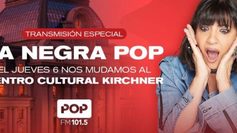 POP 101.5 realiza una transmisión exclusiva desde el Centro Cultural Kirchner