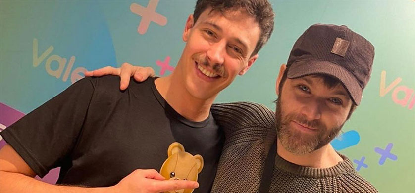 “Valentonados” recibió a Benjamín Amadeo en los estudios de Vale 97.5