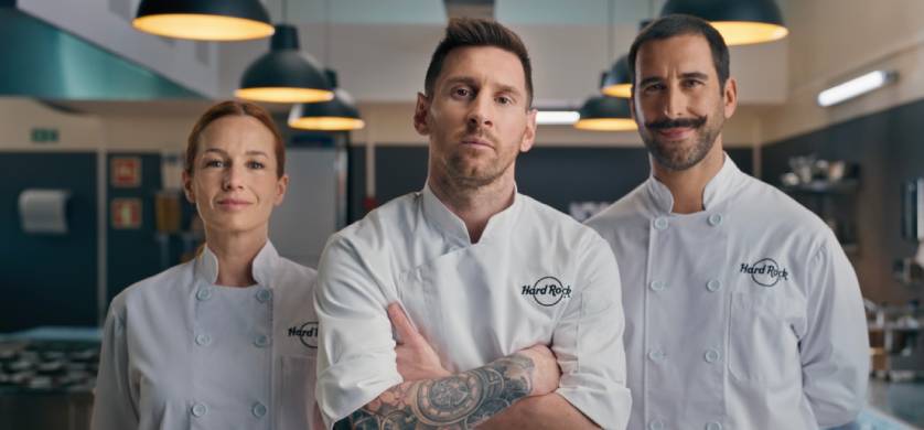 Hard Rock Cafe y Open presentan su nueva campaña con Lionel Messi