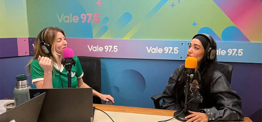 María Becerra en Vale 97.5: "La idea es hacer un estadio antes de fin de año"