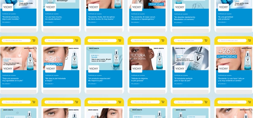 "Certificado por usuarios reales", la campaña de Vichy y Mercado Ads