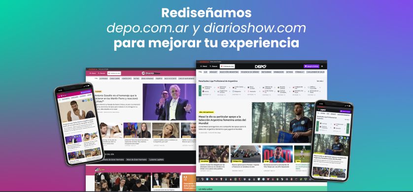 El Grupo Crónica apunta a mejorar la experiencia de sus lectores con el rediseño de los sitios depo y diarioshow