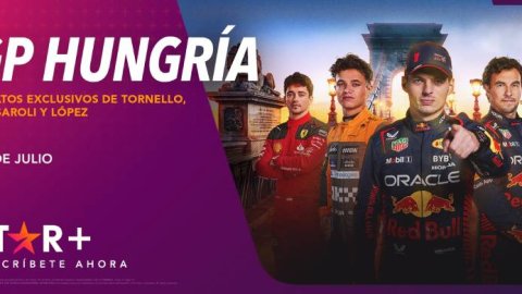STAR+ transmite en vivo el GP de Hungría de F1 y el de IndyCar en Iowa