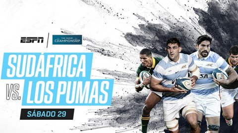 Los Pumas visitan a Sudáfrica, en el cierre del Rugby Championship 2023 por STAR+
