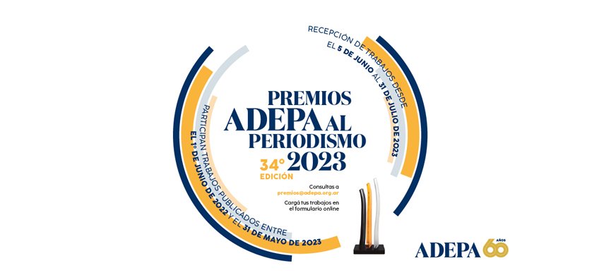 Premios ADEPA: se extendió el plazo de inscripción
