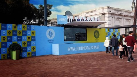 Continental realizó su cobertura desde La Rural