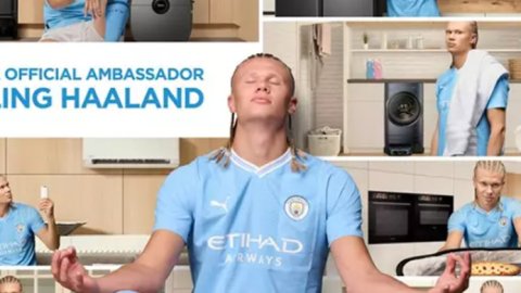 Erling Haaland se convierte en embajador de la marca Midea