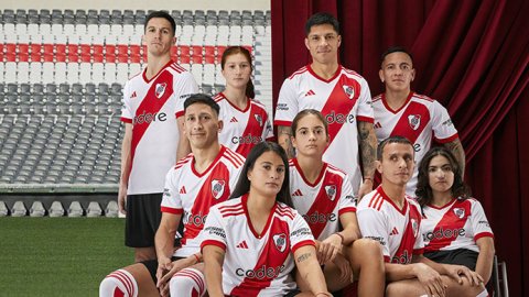 adidas y River Plate presentan la nueva camiseta titular del Millonario