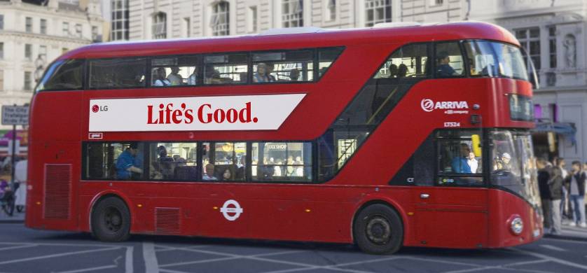 LG lanzó la campaña mundial “Life’s Good” en lugares emblemáticos