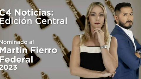 Canal 4 Noticias Edición Central está nominado a los Martín Fierro Federal