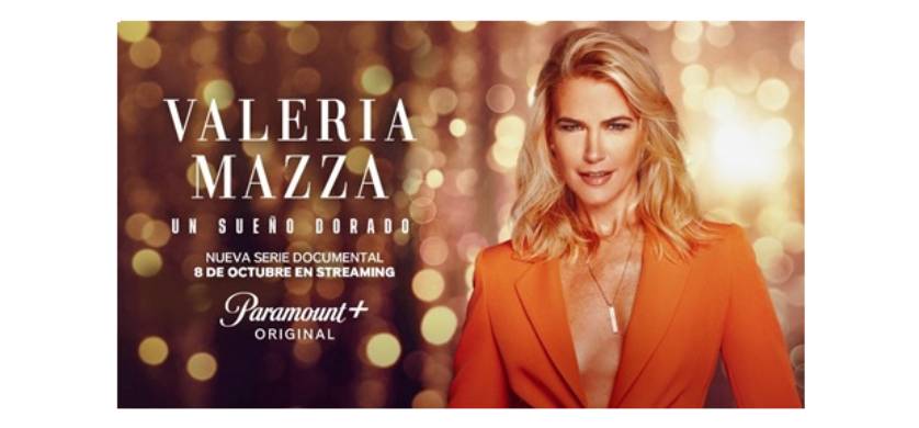 Paramount presentó el trailer de la nueva serie “Valeria Mazza, un sueño dorado”