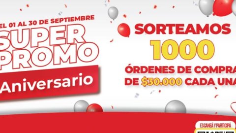 Dia cumple años y sortea $30 millones en órdenes de compra