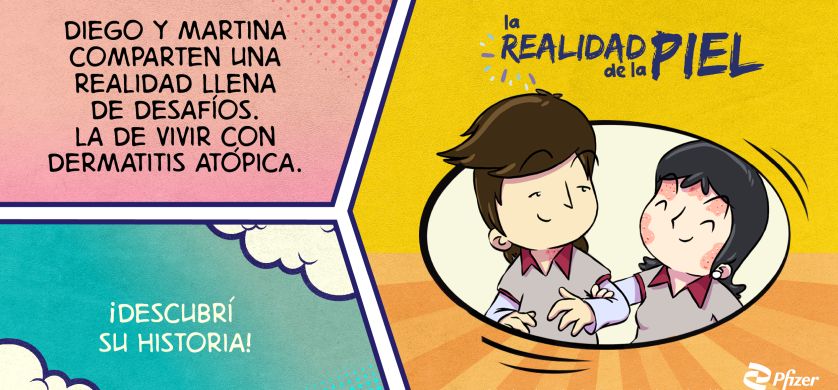 La campaña que busca concientizar sobre la Dermatitis Atópica presenta un comic especial