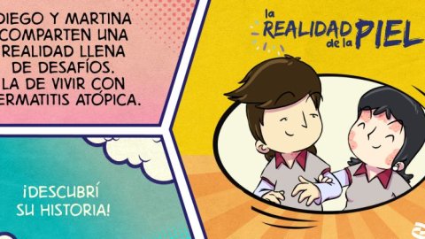 La campaña que busca concientizar sobre la Dermatitis Atópica presenta un comic especial