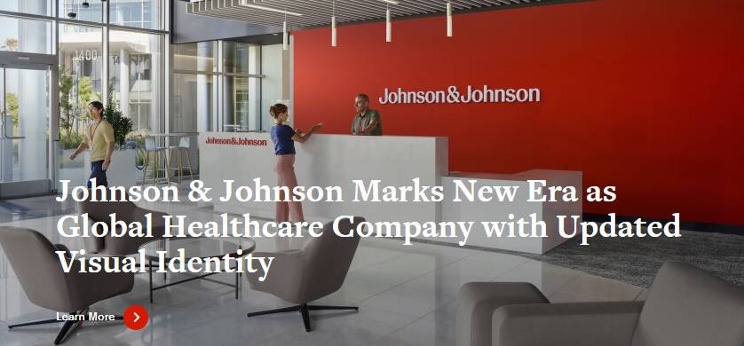 Johnson & Johnson comienza una nueva era con una identidad visual renovada