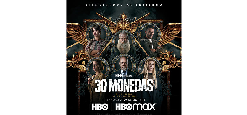 HBO MAX anuncia el estreno de la segunda temporada de 30 MONEDAS para el 23 de octubre