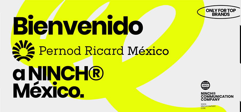 Pernod Ricard eligió a Ninch Company México