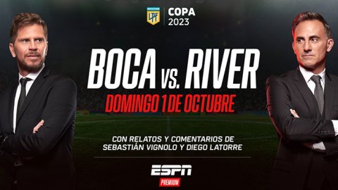El Superclásico Boca vs. River por ESPN Premium, con una cobertura excepcional