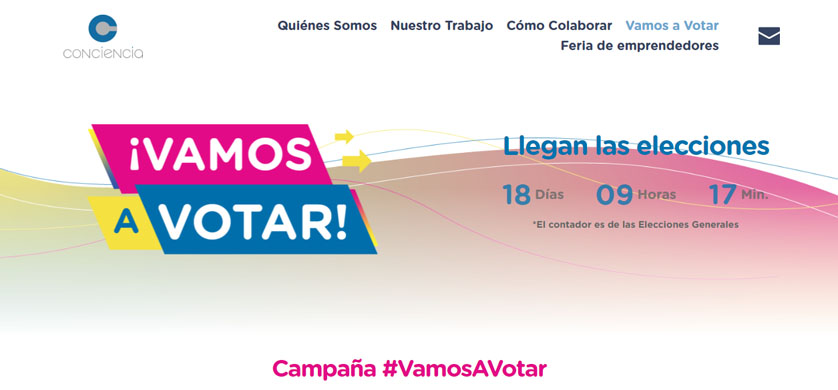 “Vamos a votar”, la campaña de Asociación Conciencia y Supervielle