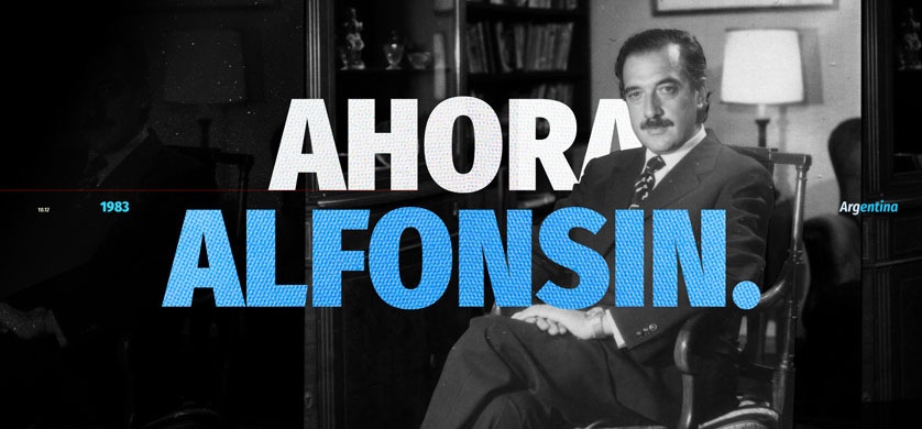 DIRECTV y DGO estrenan un documental sobre Alfonsín