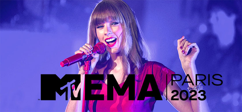 Taylor Swift lidera las nominaciones a los premios MTV EMA 2023