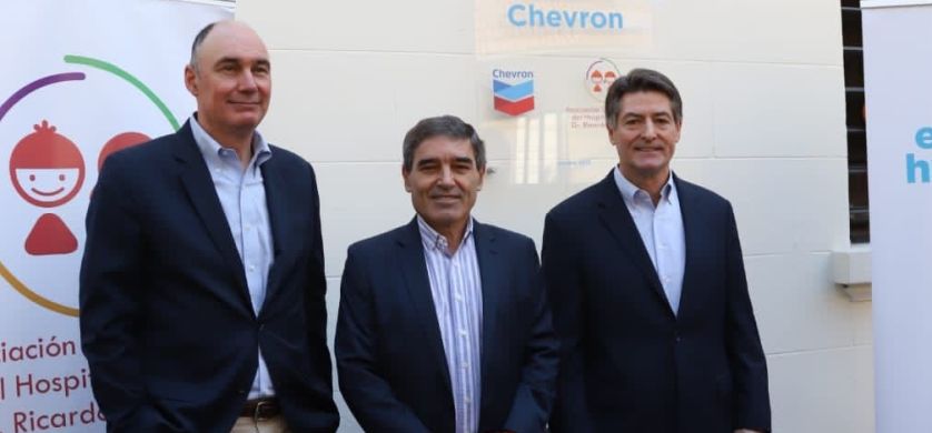 Acción entre Chevron Argentina y la Cooperadora del Hospital de Niños Dr. Ricardo Gutiérrez