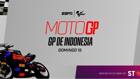 ESPN trae desde Indonesia otra gran competencia de MotoGP por STAR+