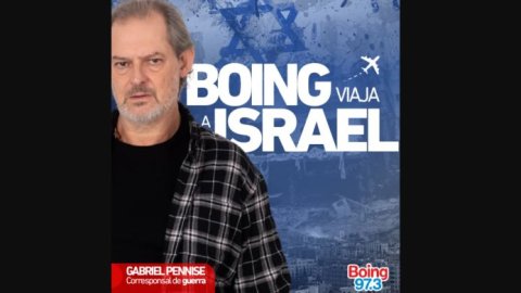 Grupo Boing viaja a Israel: Gabriel Pennise será corresponsal de guerra en Medio Oriente