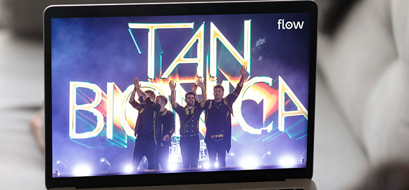 Flow transmite en vivo el show de Tan Biónica en River