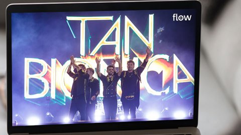 Flow transmite en vivo el show de Tan Biónica en River