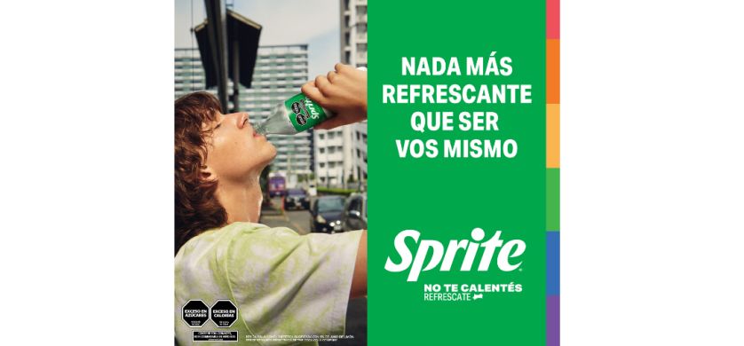 Sprite participará de la Marcha del Orgullo